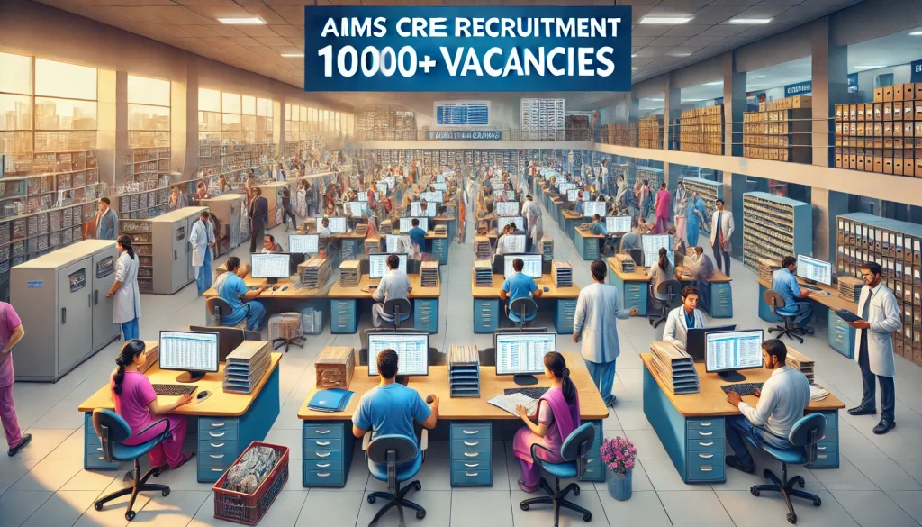 AIIMS CRE Recruitment 2025 1000+ Vacancies for Assistants, DEO, Clerk, Store Keeper, and More