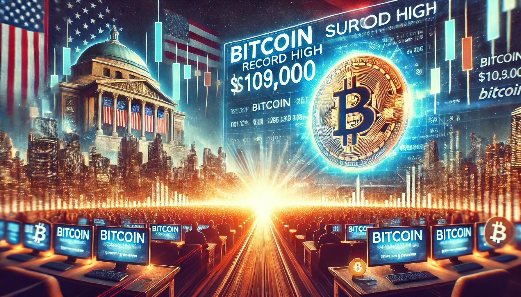 Bitcoin Surges to Record High Above $109,000 Ahead of Trump’s Swearing-In as President