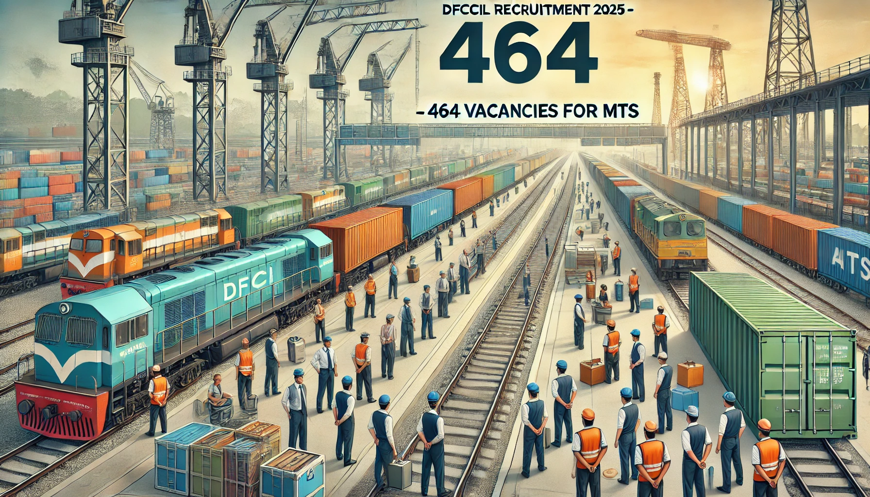 DFCCIL Recruitment 2025 464 Vacancies for Multi-Tasking Staff (MTS)