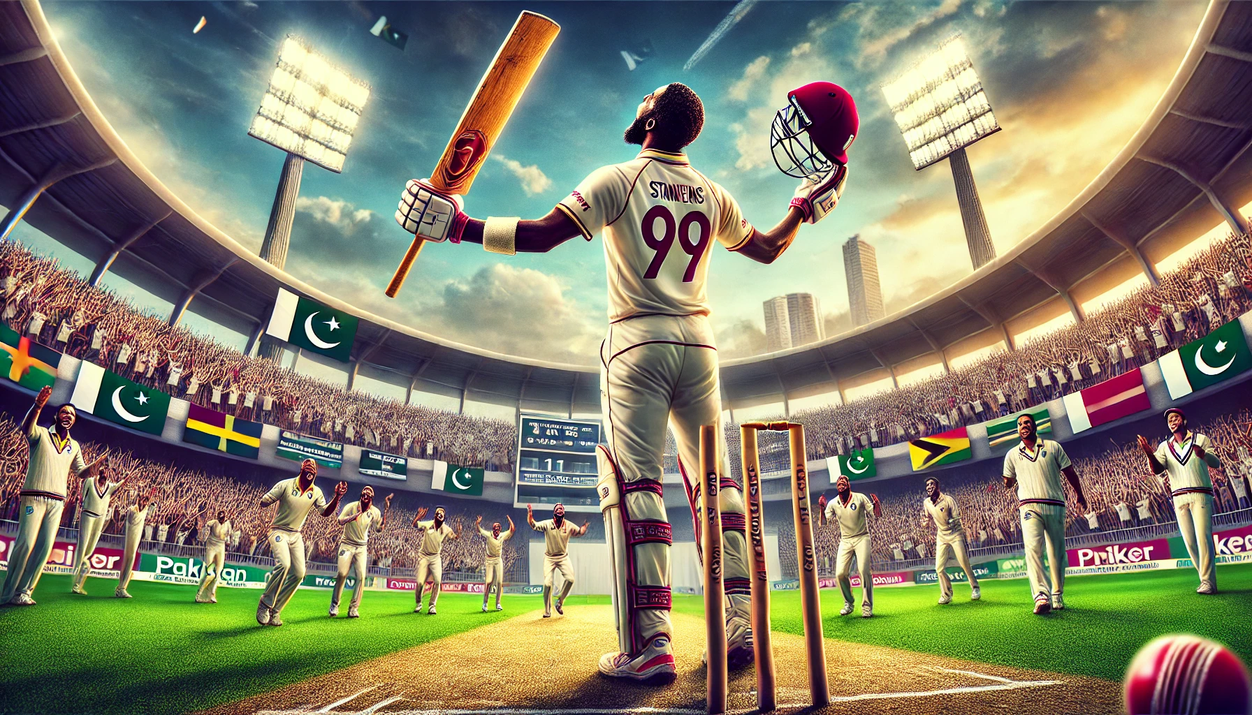 Historic Feat in Test Cricket: West Indies Bowlers Shine with the Bat in Pakistan vs. West Indies 1st Test
