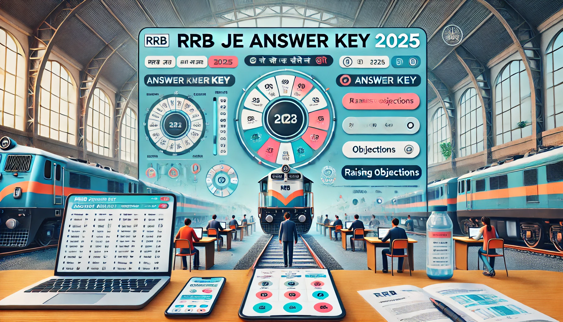 RRB JE Answer Key 2025: आरआरबी जूनियर इंजीनियर भर्ती परीक्षा की आंसर की जारी, यहाँ से चेक करें