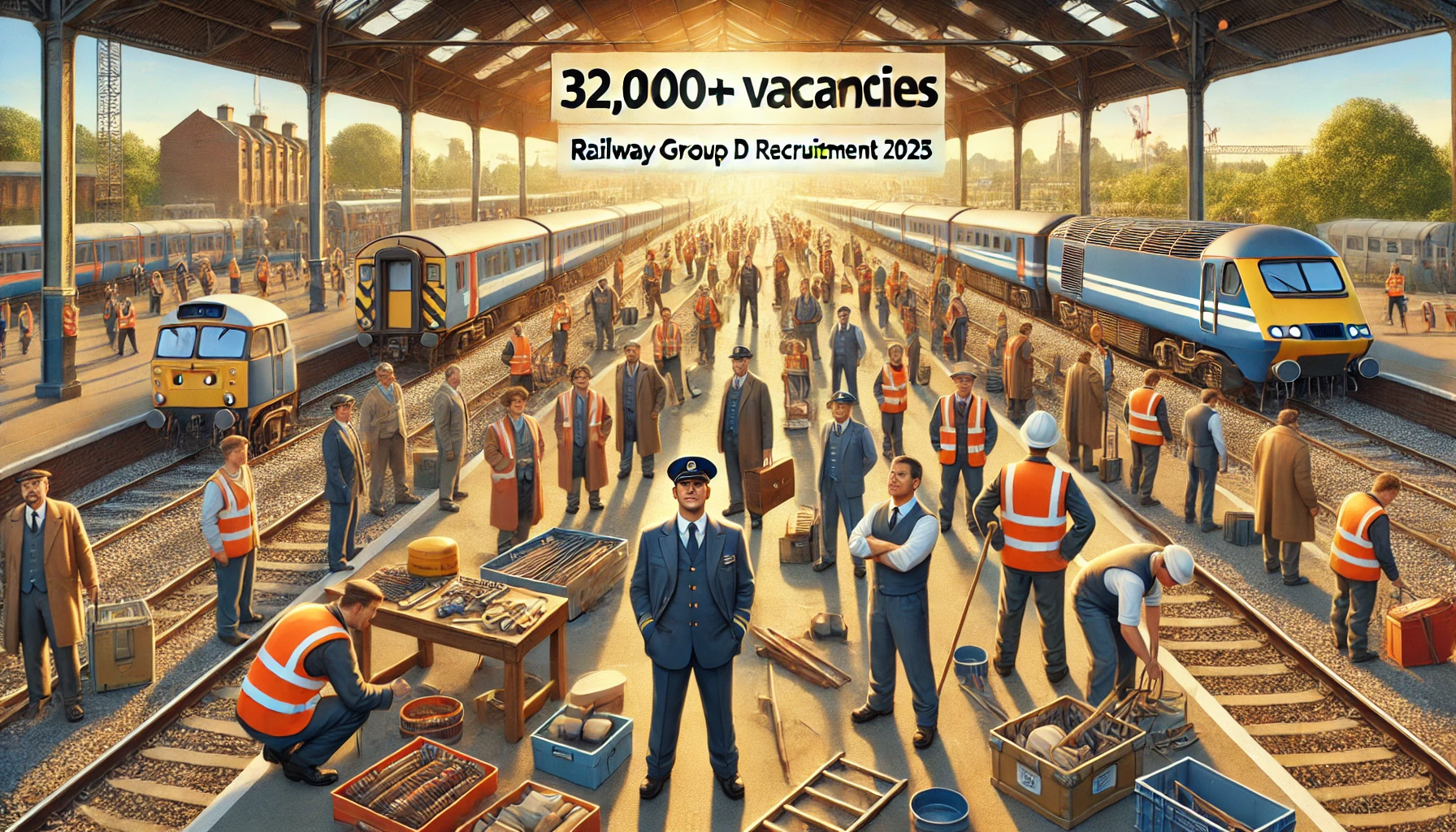 Railway Group D Recruitment 2025 32,000+ Vacancies for Assistants, Helpers, Porters, and Track Maintainers