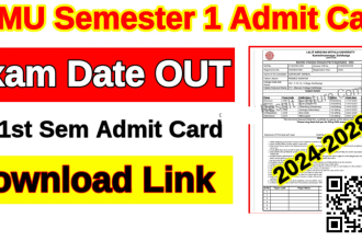 LNMU 1st Semester Admit Card 2024-28 जारी हुआ, यहाँ से डाउनलोड करें @lnmu.ac.in